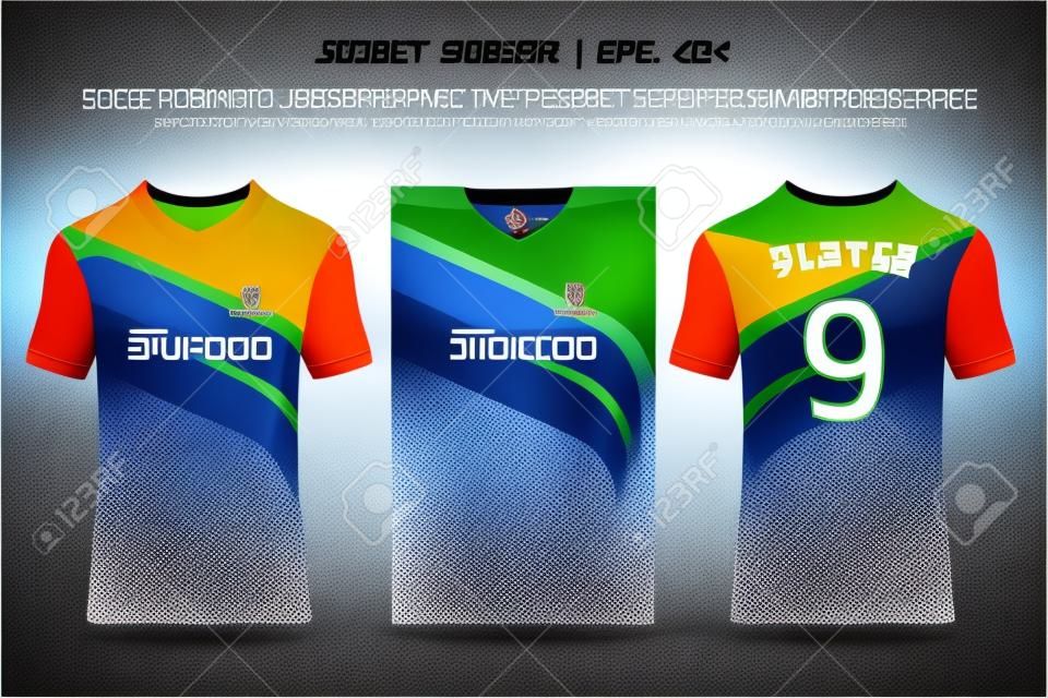 Premium Vector  Soccer jersey design for sublimation sport t shirt design  premium free vector collection