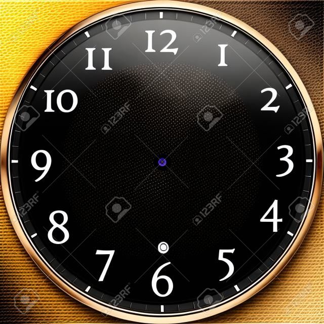 large watch face with numerals, without watch hands