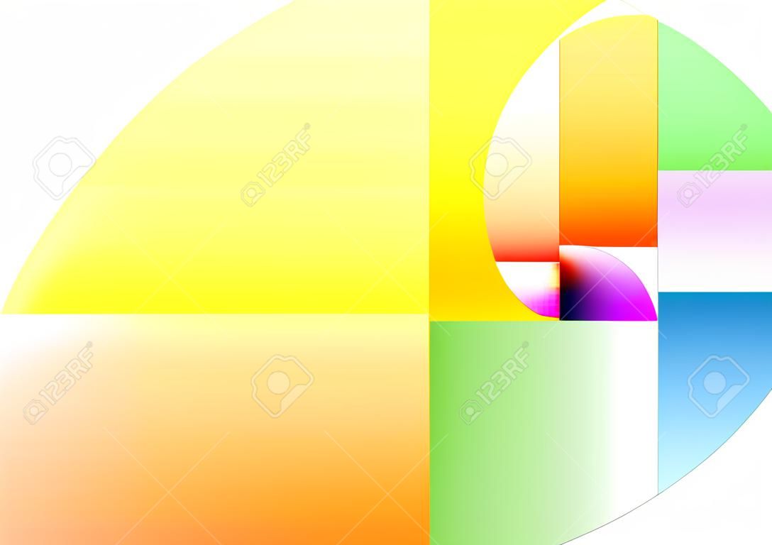 實施斐波那契序列的彩色元素