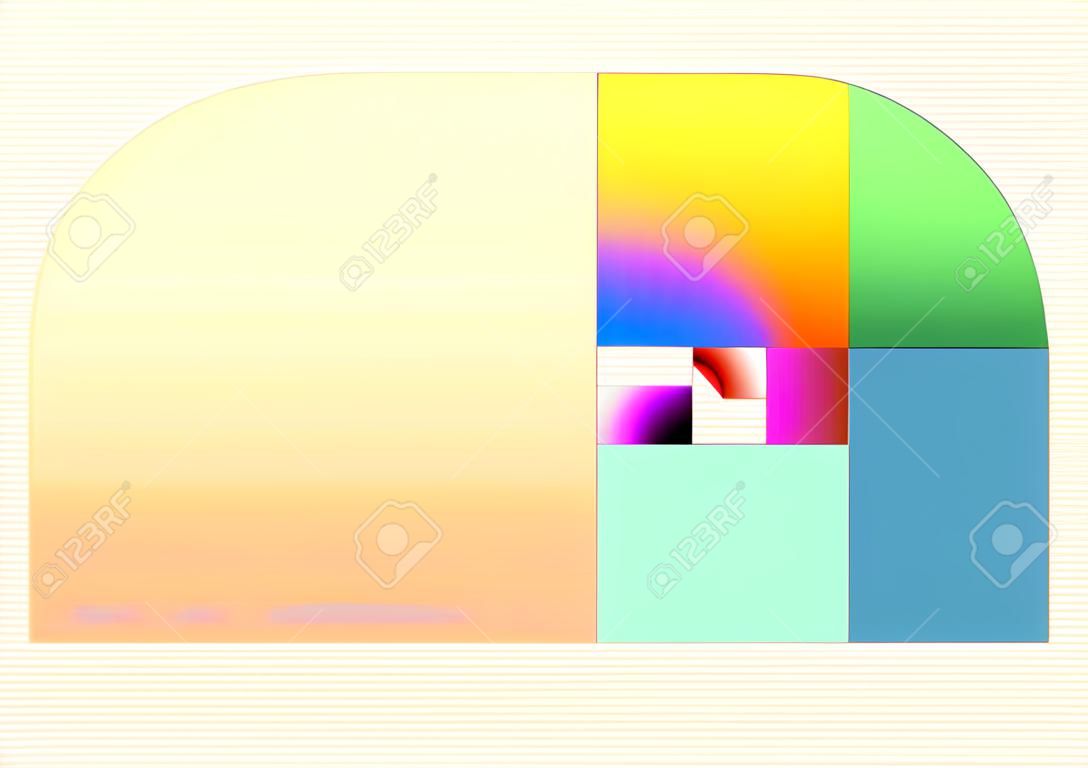 實施斐波那契序列的彩色元素