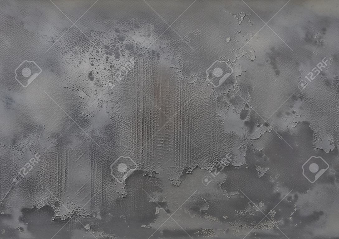Aged grunge gray metal texture. Old iron background