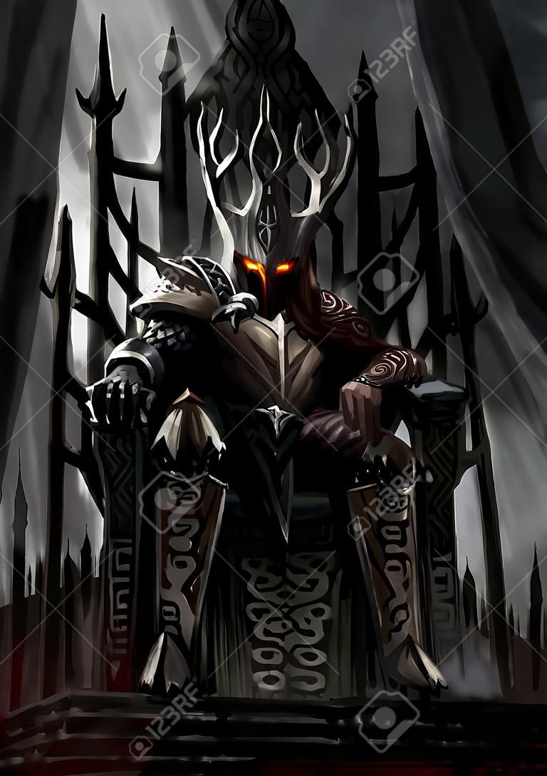 trono do rei das trevas