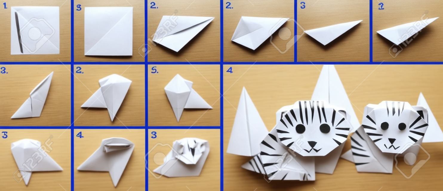 3 Figuras de Origami para Niños