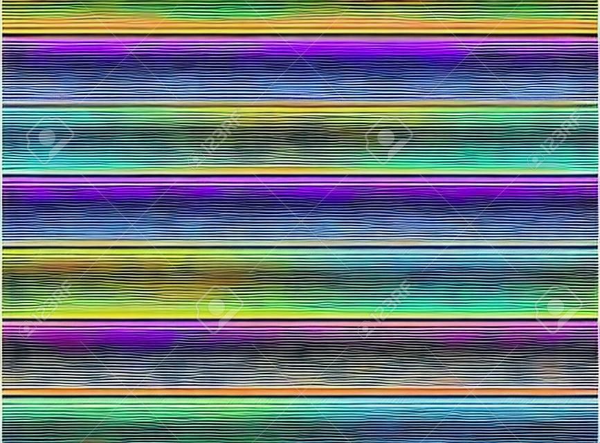 Líneas horizontales de color de fondo de un arco iris