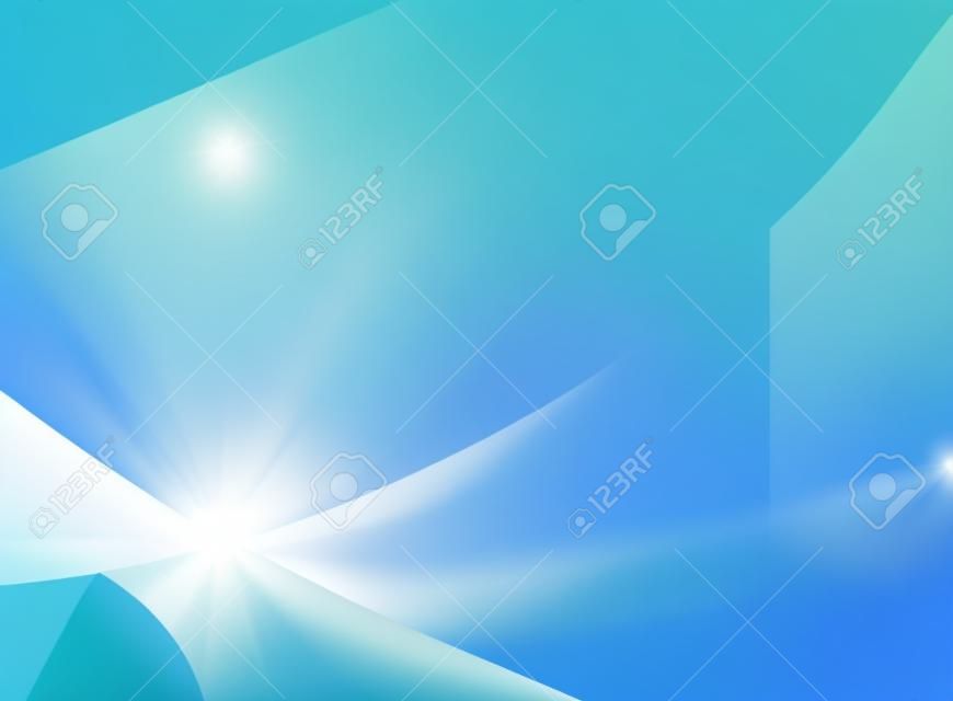 Голубое небо абстрактные векторные иллюстрации фона