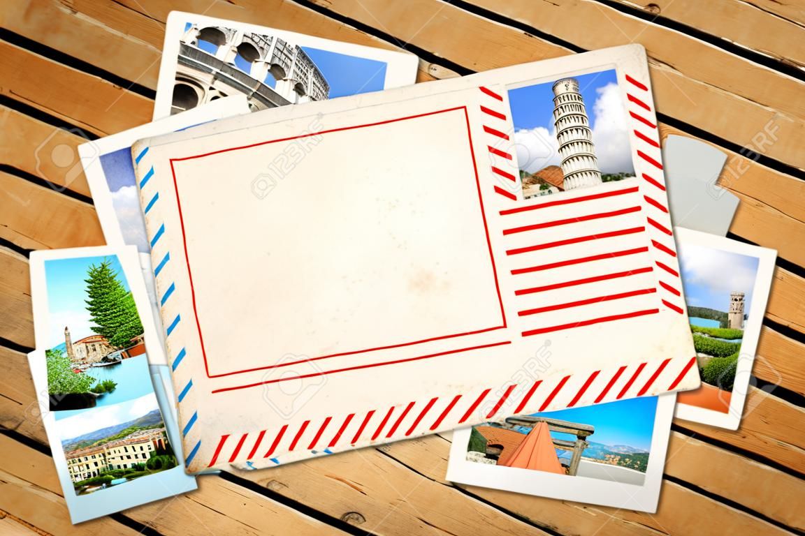 Souvenirs de carte et les photos de poste, Italie, Vieux