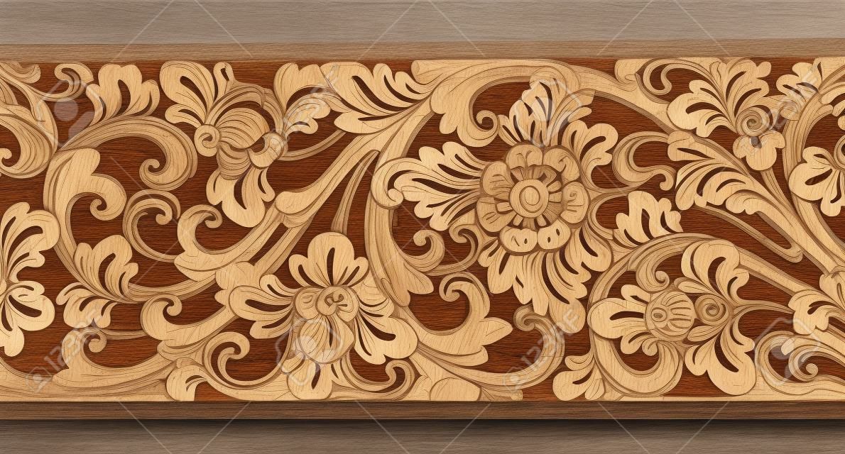 Superficie in legno decorati con un groove