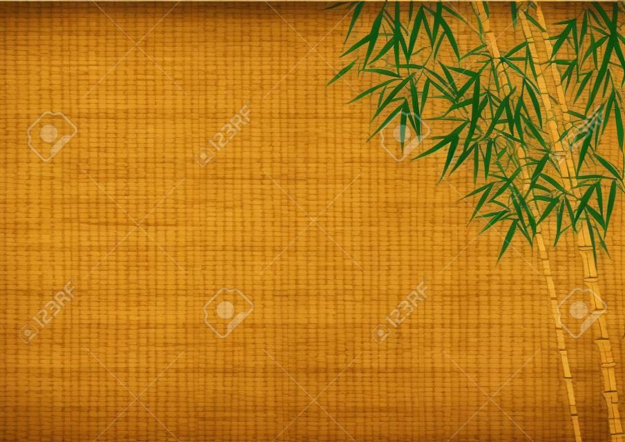 Fundo antigo chinês com bambu