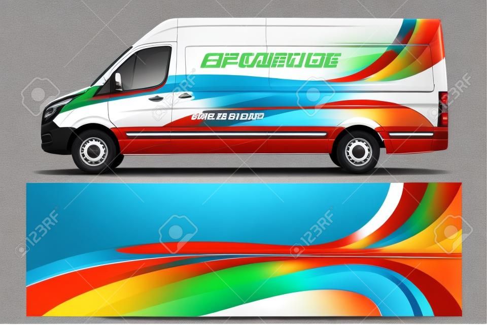 Van Car Wrap Design für Unternehmen