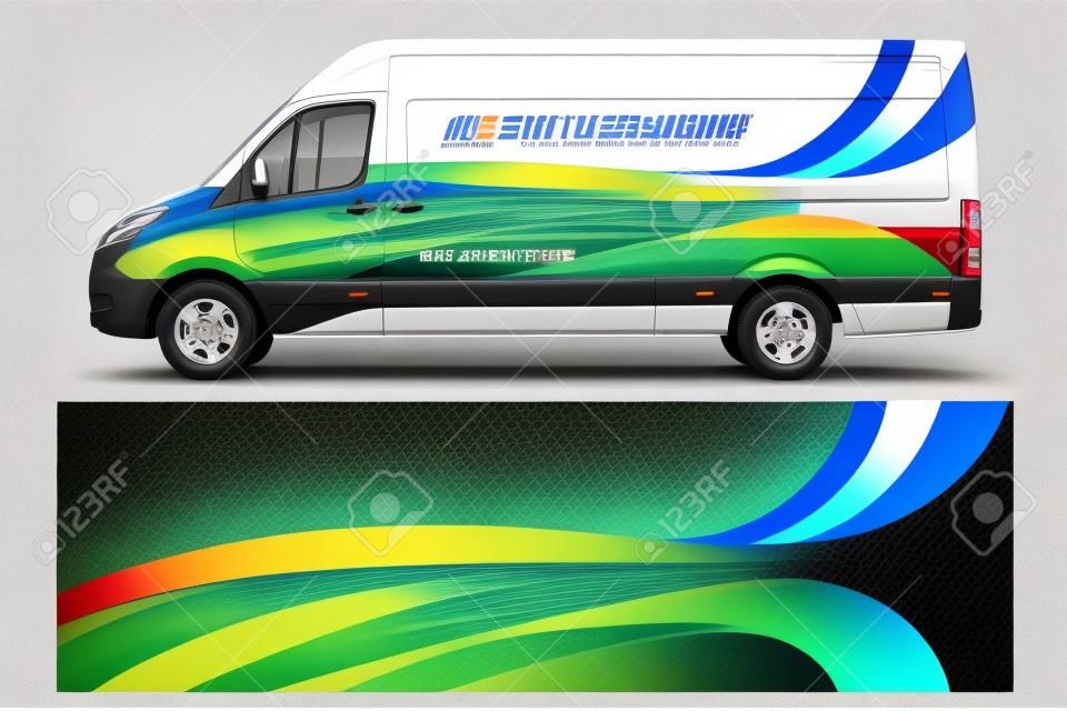 Van Car Wrap design per azienda
