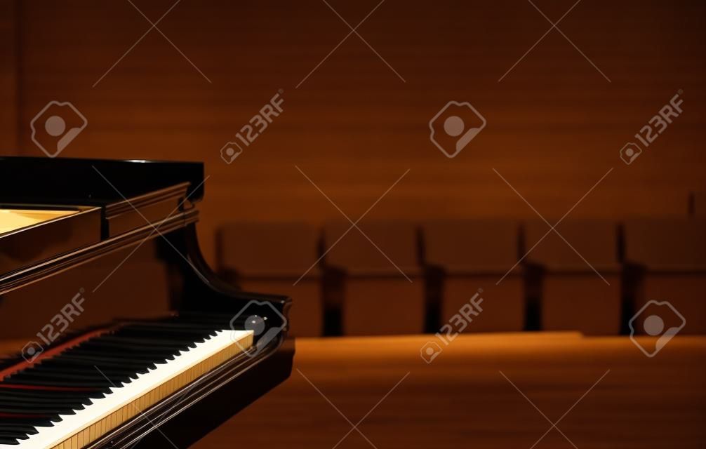 Koncert fortepian, widok z etapu