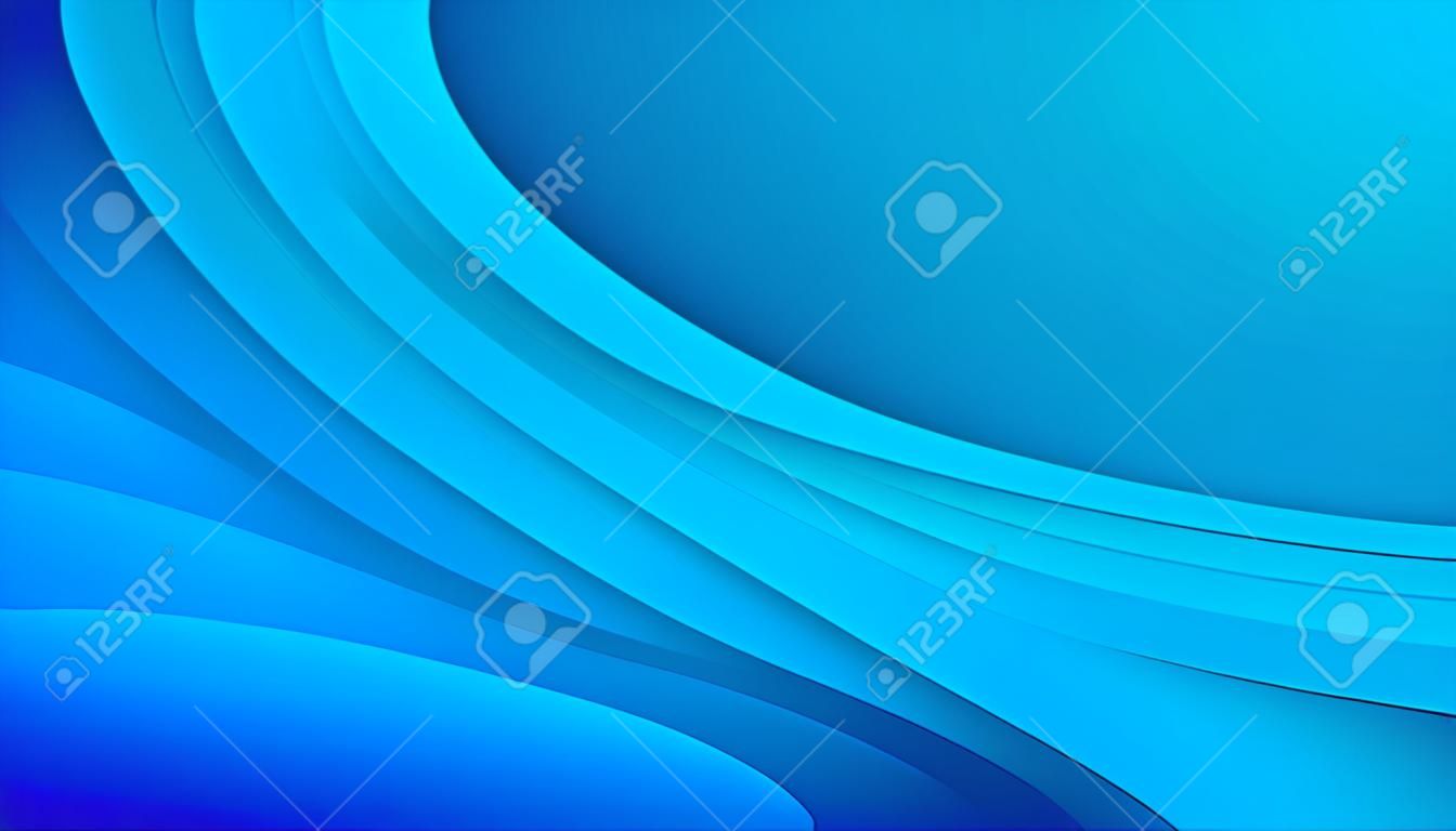 Abstrakter Hintergrund der blauen Welle, Netzhintergrund, blaue Beschaffenheit, Fahnendesign, kreatives Abdeckungsdesign, Hintergrund, minimaler Hintergrund, Vektorillustration