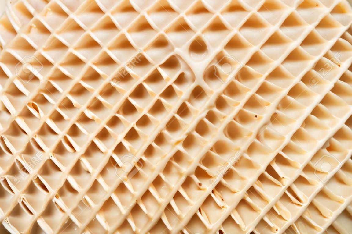 Ice cream cone texture as background