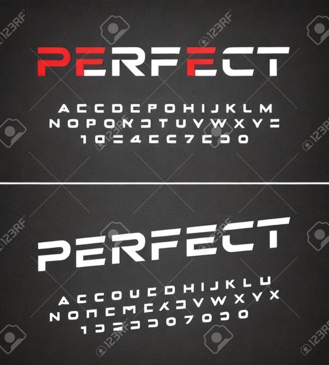 sport modern alphabet fonts and numbers. Typography font uppercase and number. vector illustrator