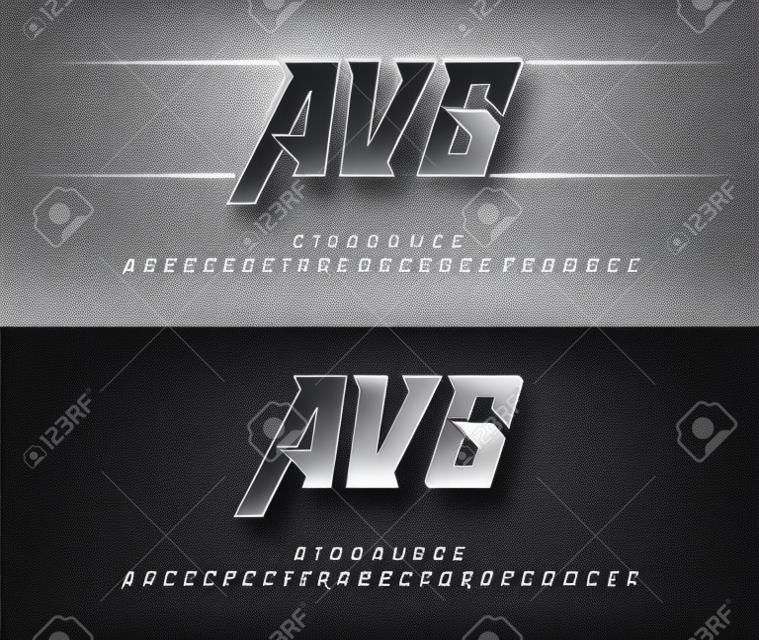 Alfabet zilver metallic en effect ontwerpen. Elegante zilveren letters typografie cursief lettertype. technologie, sport, film, en sci-fi concept. vector illustrator