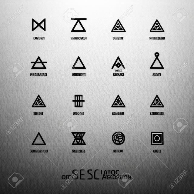 symbolische tatoeage ontwerp en betekenis. minimalistische grafische tatoeage pictogram symbool grafisch ontwerp template. vector illustratie