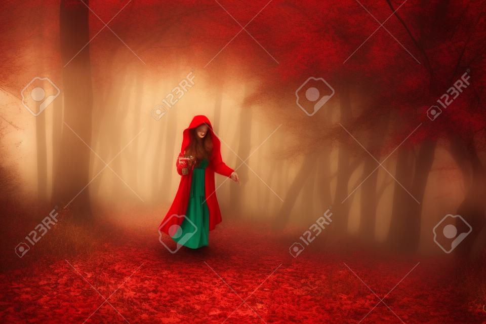 Caperucita Roja en el bosque