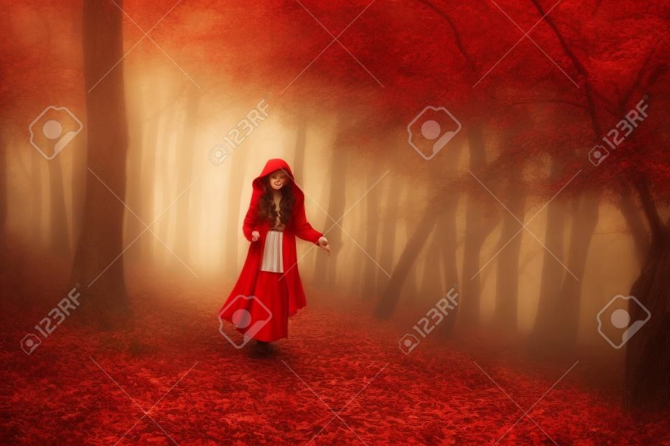 Little Red Riding Hood dans les bois