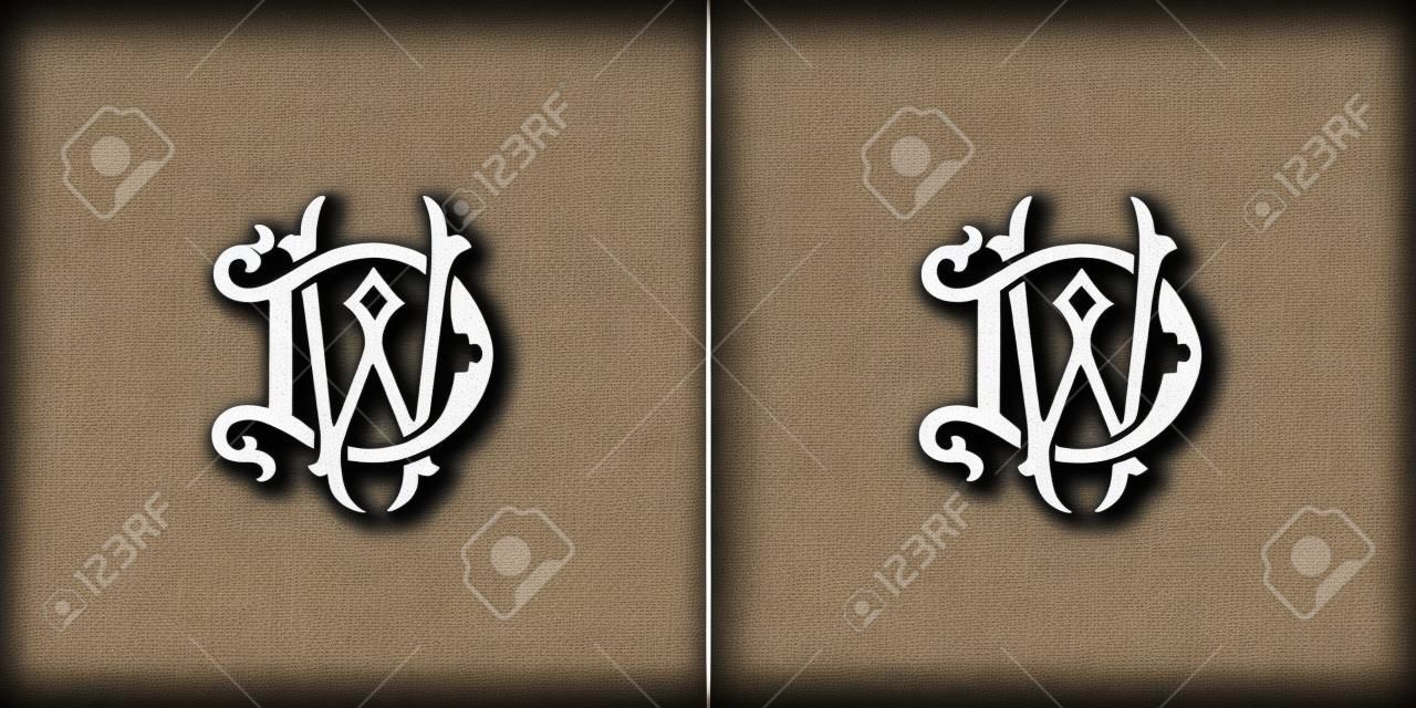 Premium Vector | Dv monogram logo design letter text name symbol monochrome  logotype alphabet character simple logo
