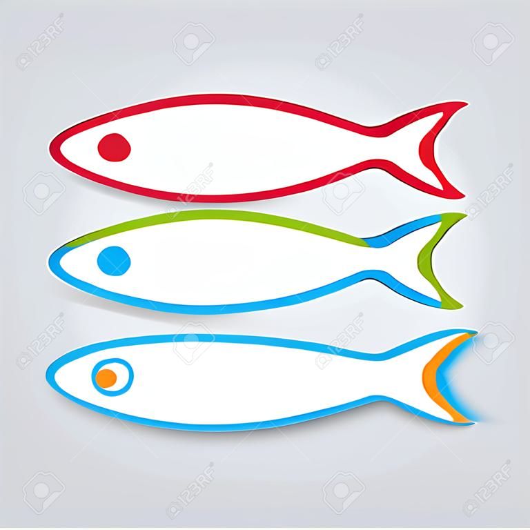 Simple vector fish