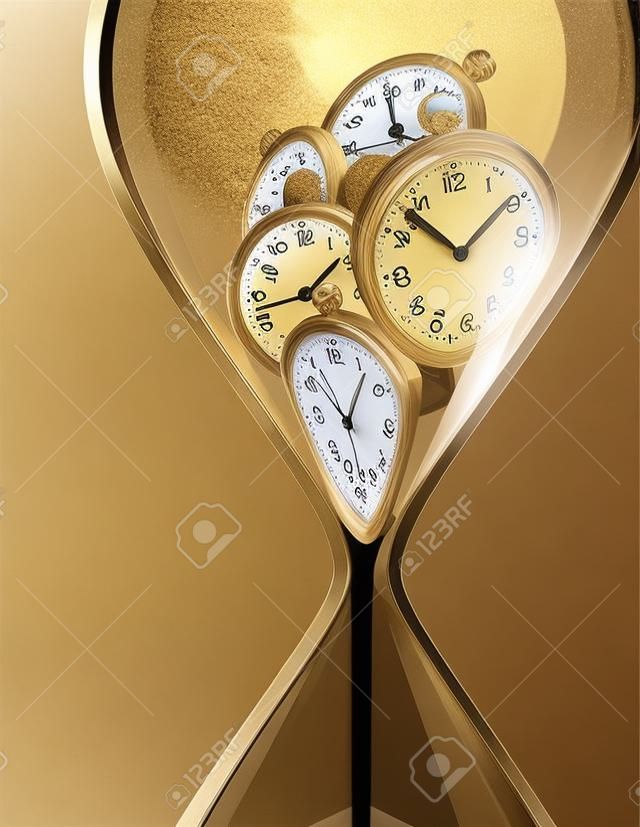 Hourglass Uhr mit Sand
