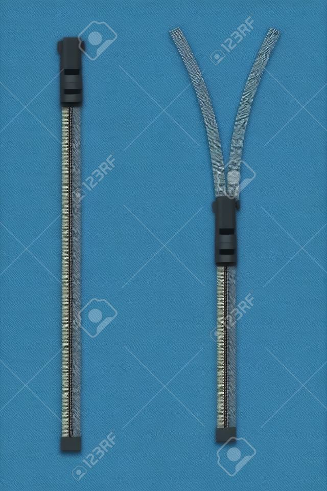 Zipper. Vector illustration