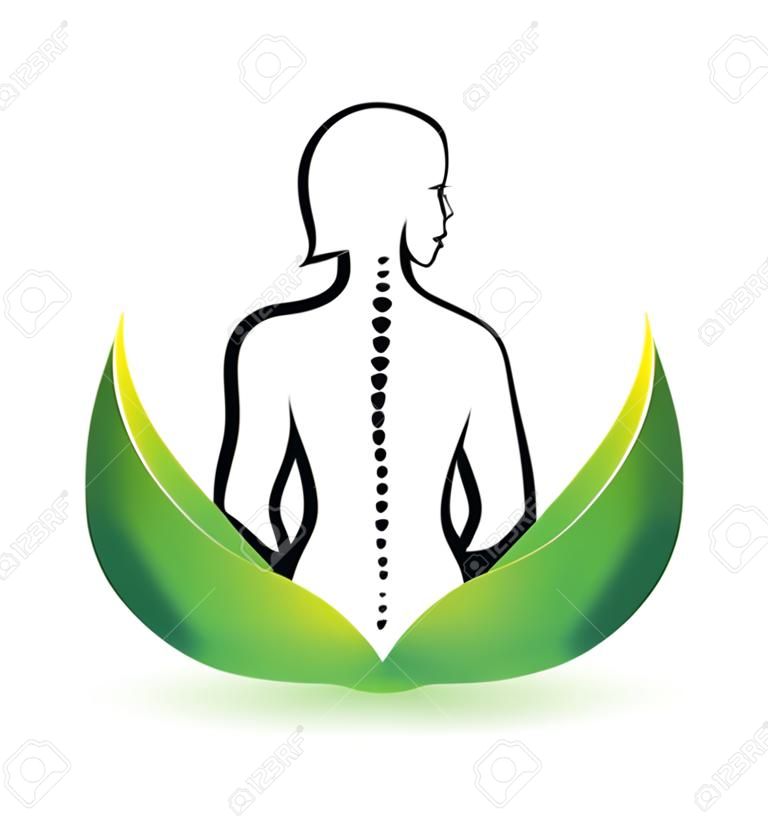 Human Spine icon illustration vector