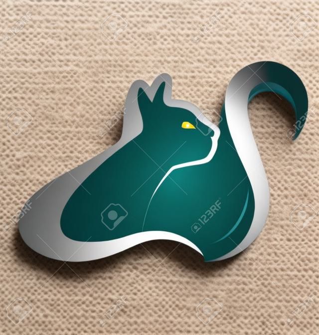 Cat logo wizytówki