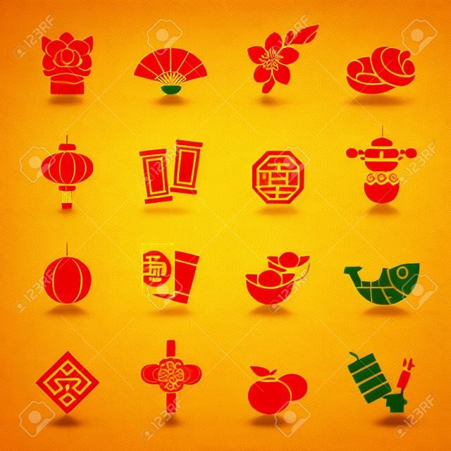Iconos chinos del Año Nuevo