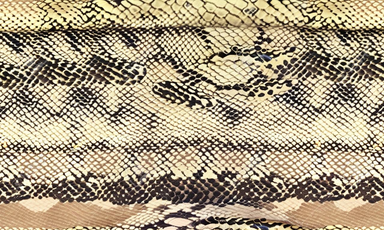 Snake skin texture. Reptile seamless background for design.