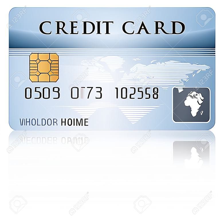 Credit or debit card design template. Vector illustration