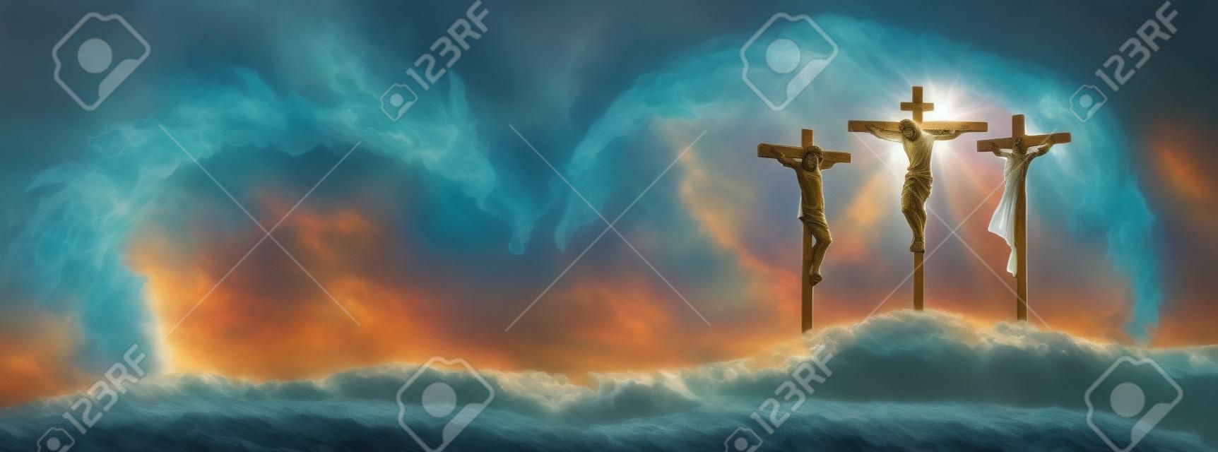 Jezus Christus aan het kruis