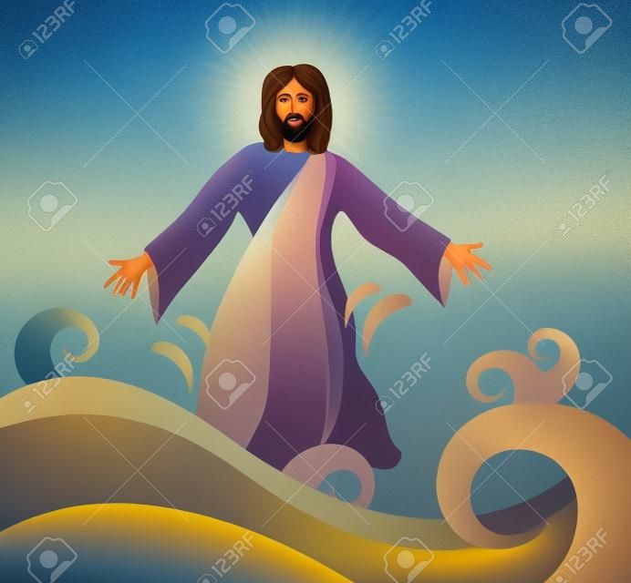 Jésus marchant sur l'eau