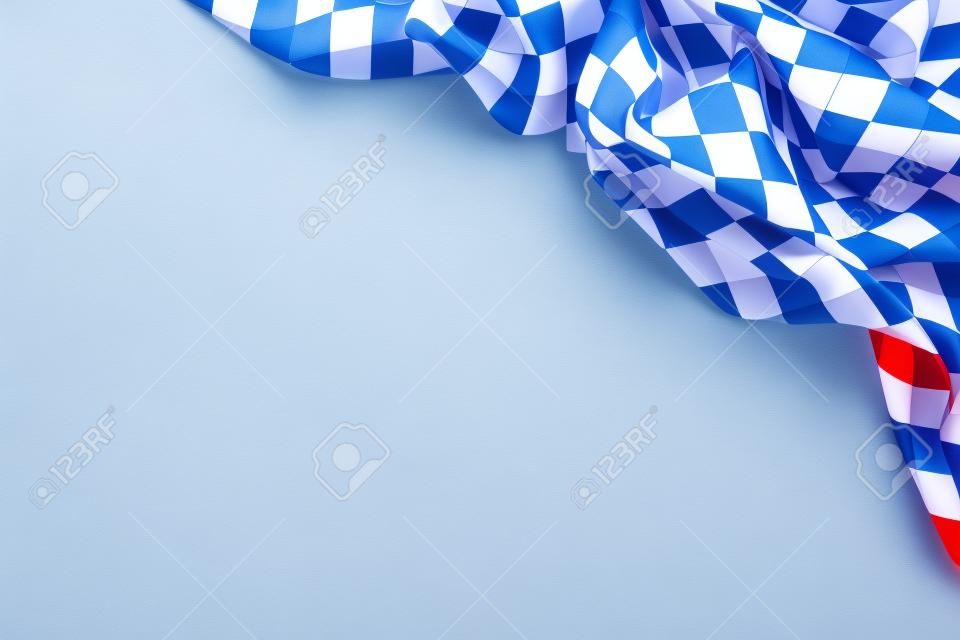 Bavariaanse vlag geïsoleerd op witte achtergrond