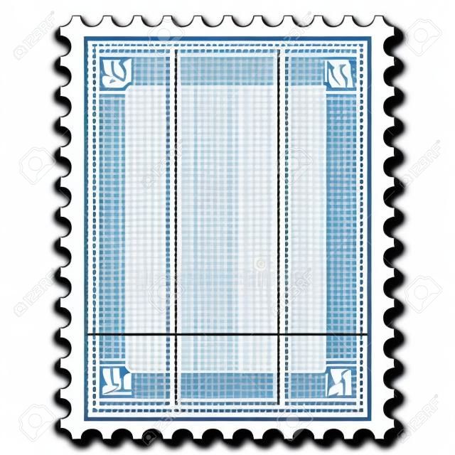 Saubere Briefmarke, Vorlage, Symbol auf weißem Hintergrund Vektor-Illustration