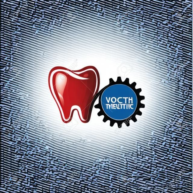 vector illustration for Tooth Mechanics Design