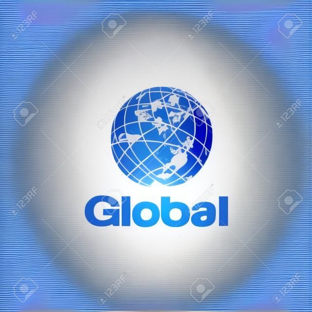 Plantilla de diseño de logotipo de globo