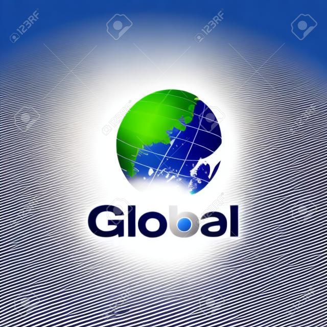 Plantilla de diseño de logotipo de globo