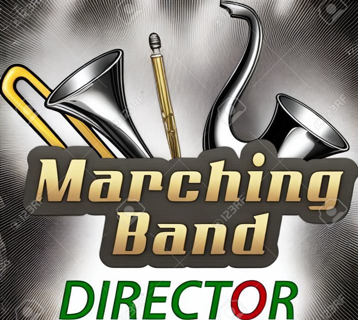 Make a marching band project with these instruments.