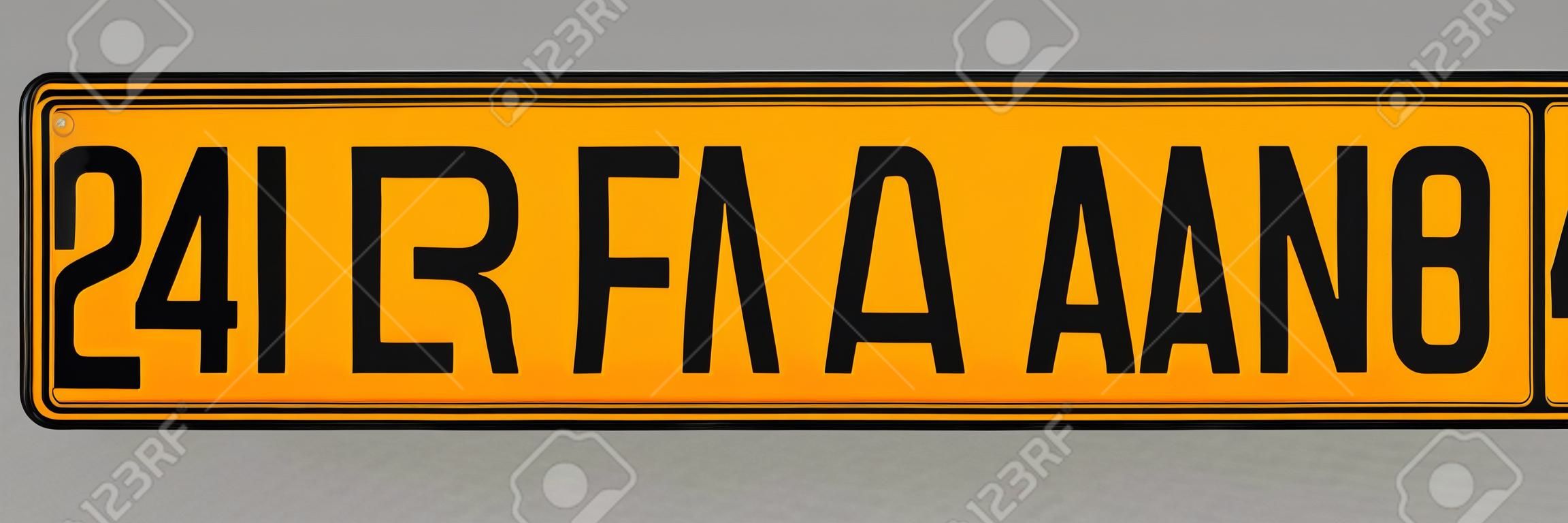 Numer rejestracyjny. tablice rejestracyjne pojazdów z Holandii