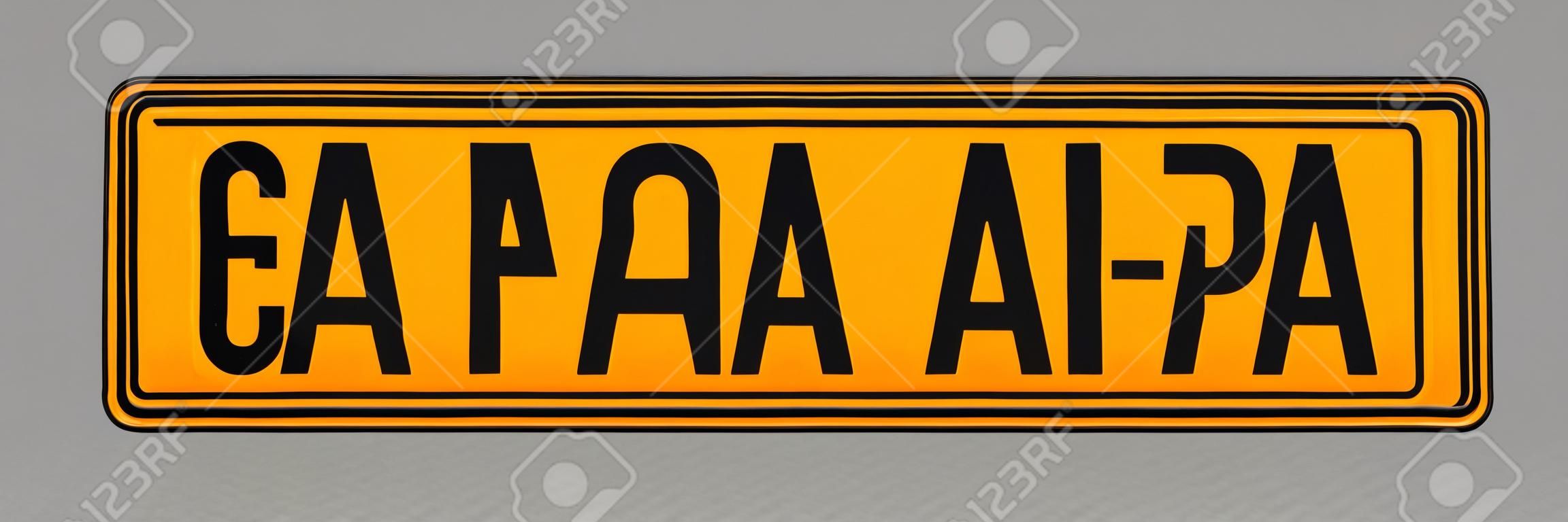Number plate. Vehicle registration plates of Netherlands