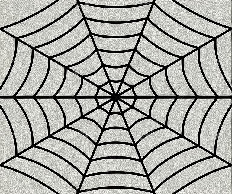 Spider web illustration, Vector cobweb . Template for your design