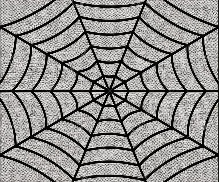 Spinnennetzillustration, Vektorspinnennetz. Vorlage für Ihr Design