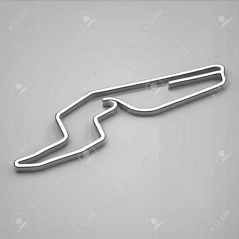 Nurburgring Circuit for motorsport and autosport. Germany Grand prix race track.