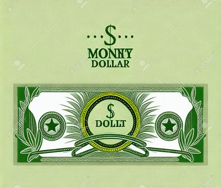 dollar bill  isolated design, vector illustration eps10 graphic