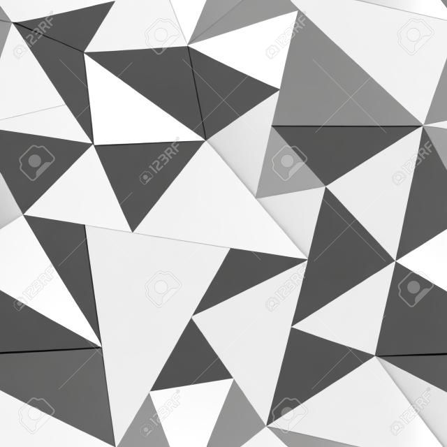 monochrome triangle seamless pattern