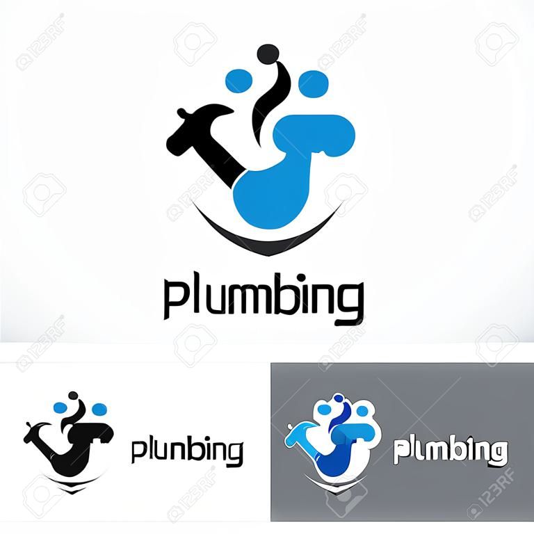 Plomberie Logo Template Design Vector