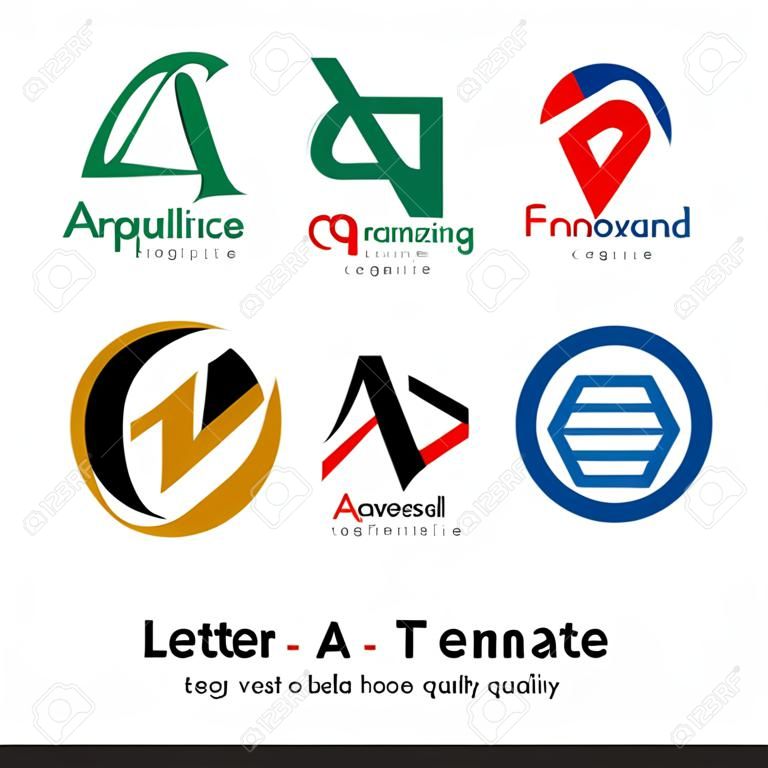 Letra A Logo Template Design Vector