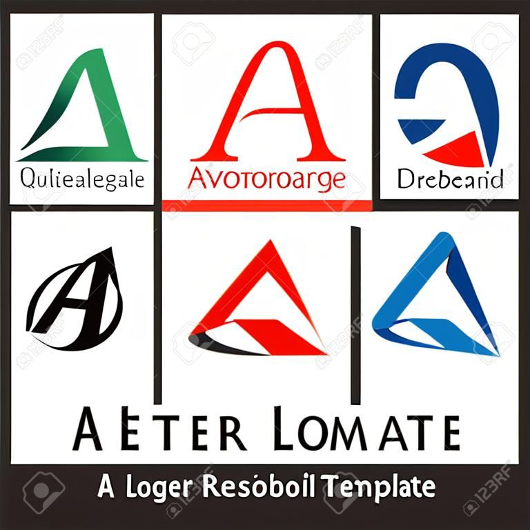 Letra A Logo Template Design Vector