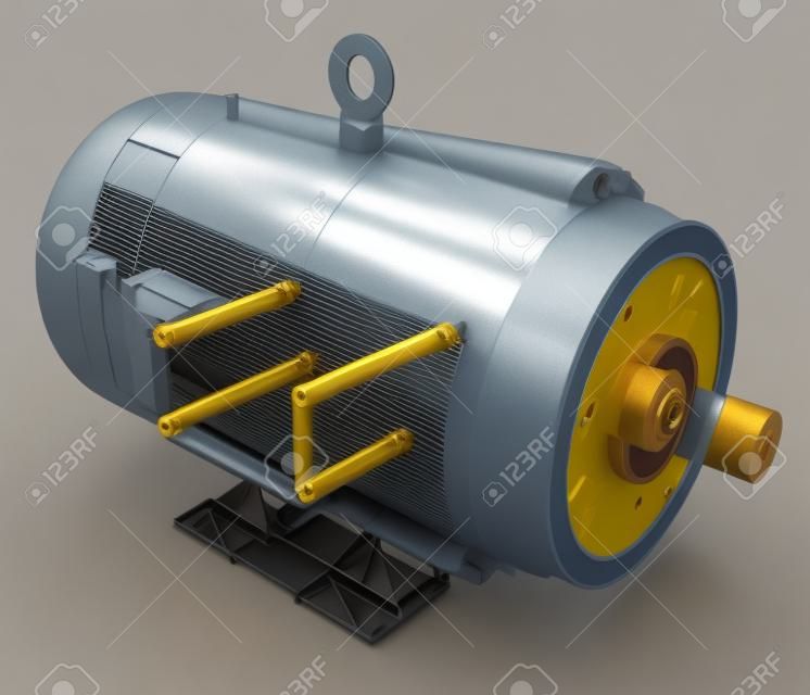 3d-model of an electric motor